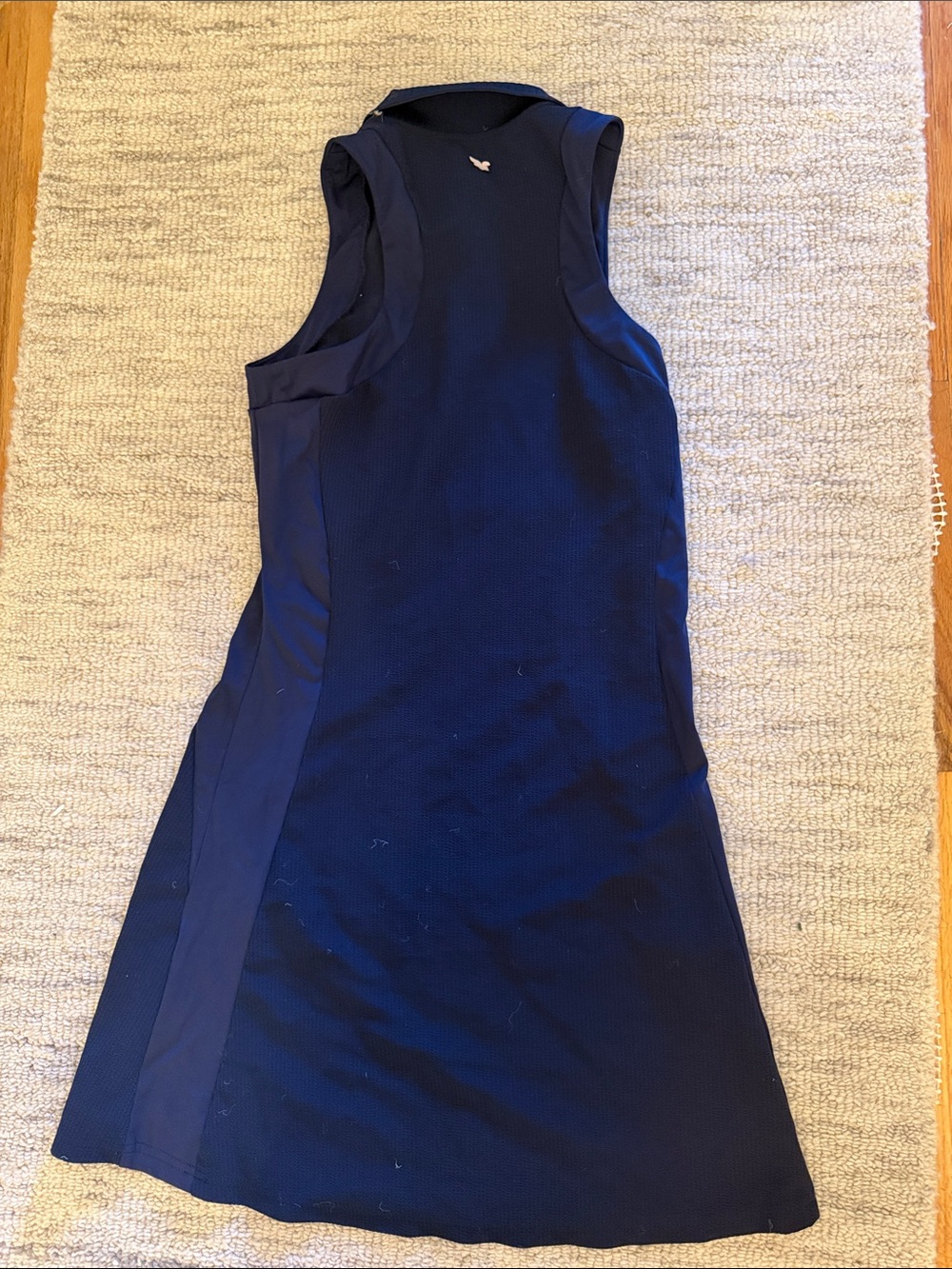 Macade Women's Navy Sleeveless Polo Dress - Picture 2 of 5